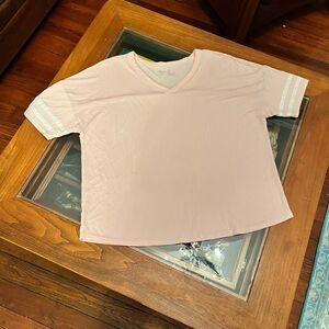 Flirtitude Active Baseball Shirt Top Pink XL Like NEW